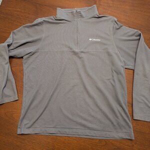 Columbia Gray Half Zip Pullover – Size Large